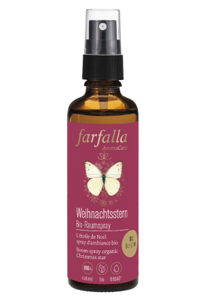 Weihnachtsstern, Zimt, Festlicher Bio-Raumspray 75ml