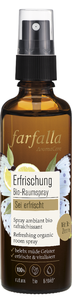 Sei erfrischt, Zitrone, Erfrischender Bio-Raumspray, 75ml
